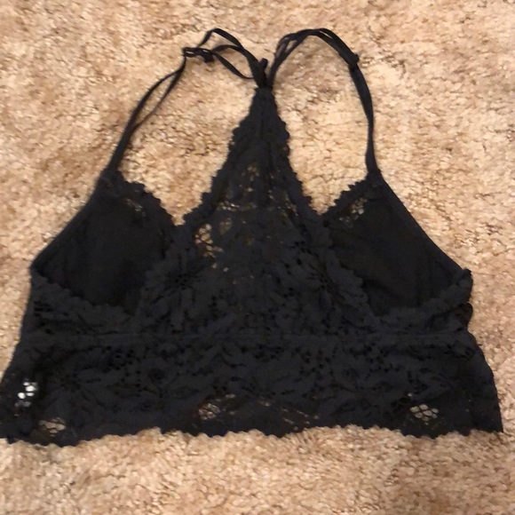 AERIE Black Lace Bralette M - Picture 3 of 4